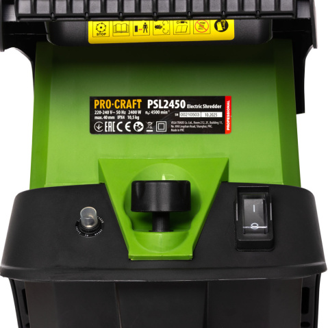 Zahradní drtič větví nožový Procraft PSL2450 | PSL2450